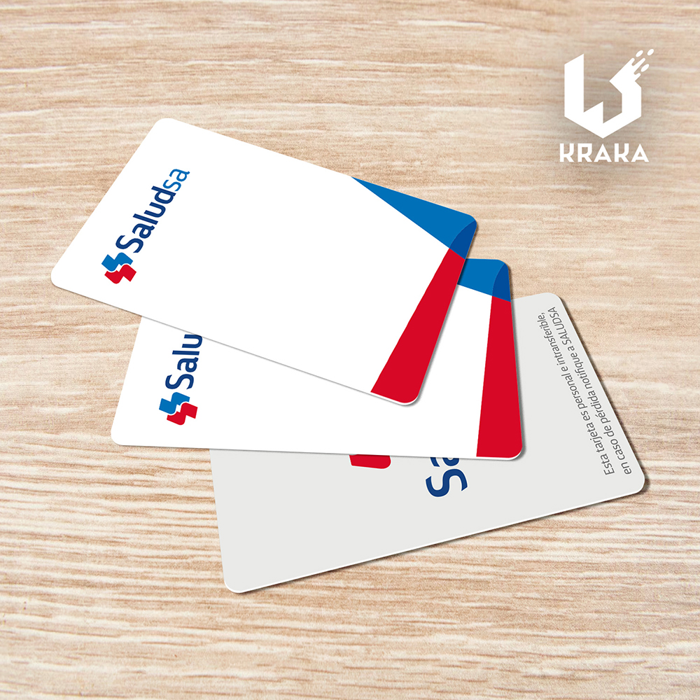 tarjetas pvc adhesivas