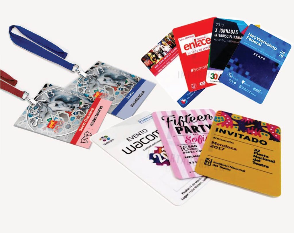 credenciales para eventos