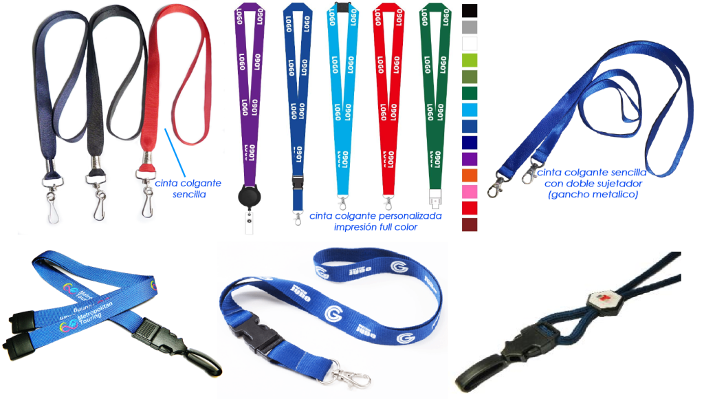 venta de lanyards y porta credenciales